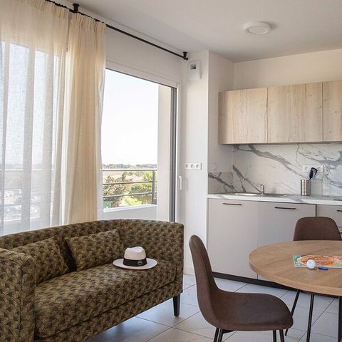 Appartement 4 personnes - 2 chambres - Balcon - Vue montagne et golf