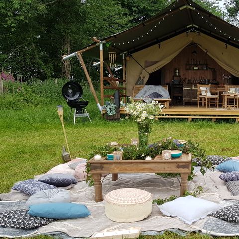 TENTE TOILE ET BOIS 5 personnes