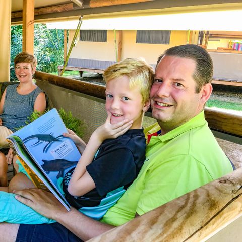 Tente en toile et en bois 5 personnes - Lodgetent Gourdon