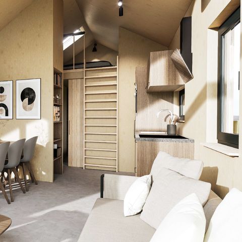 CHALET 8 personnes - Dordogne Deluxe - avec tente supplémentaire