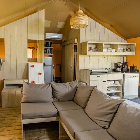 Tente en toile et en bois 7 personnes - Stuuflodge