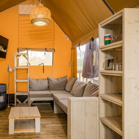 Tente en toile et en bois 8 personnes - Stuuflodge Deluxe