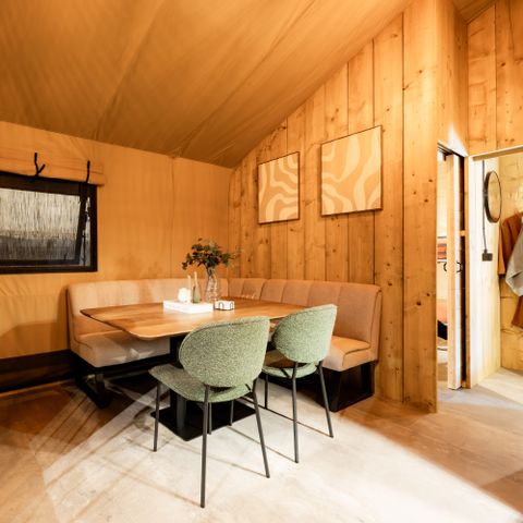 Tente en toile et en bois 5 personnes - Pavillon d'aventure