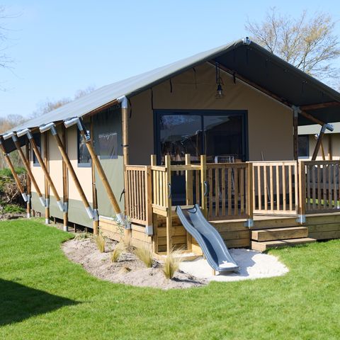 TENTE TOILE ET BOIS 5 personnes - Pavillon d'aventure