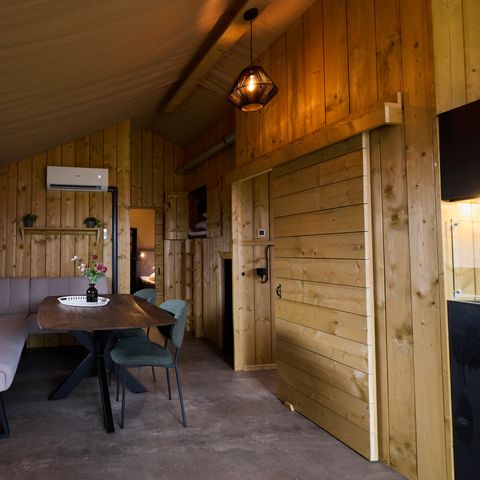 Tente en toile et en bois 6 personnes - Pavillon Adventure DeLuxe