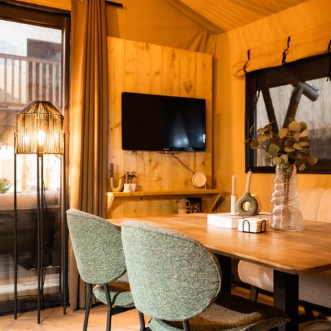 Tente en toile et en bois 6 personnes - Pavillon Adventure DeLuxe
