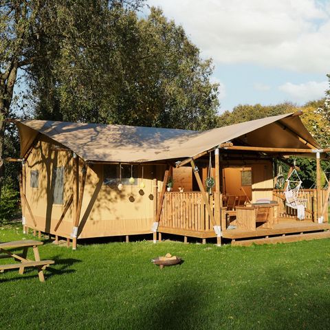 Tente en toile et en bois 5 personnes - La Vida