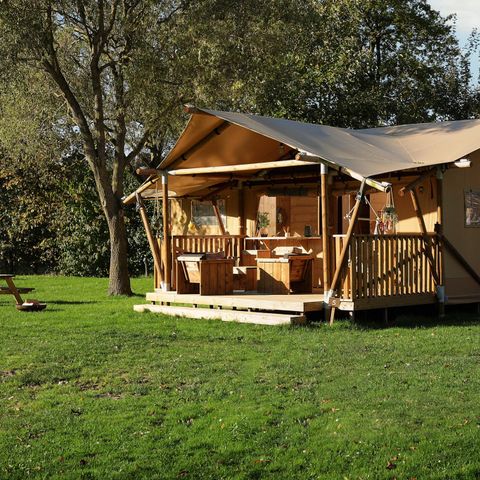 TENTE TOILE ET BOIS 5 personnes - La Vida