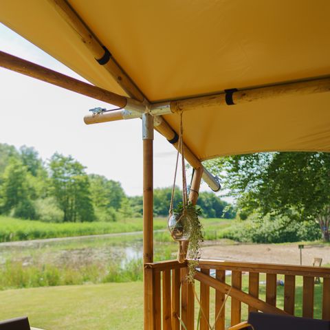 Tente en toile et en bois 5 personnes - La Vida Aqua