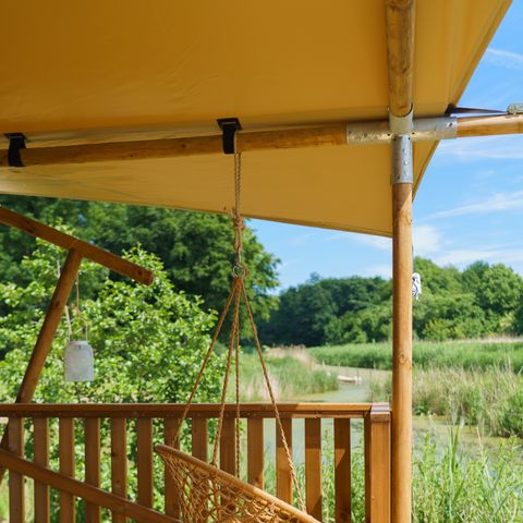 Tente en toile et en bois 5 personnes - La Vida Aqua