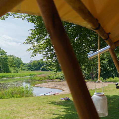 Tente en toile et en bois 5 personnes - La Vida Aqua