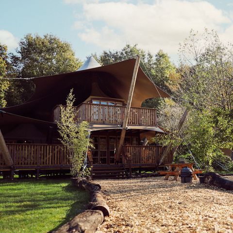 TENTE TOILE ET BOIS 6 personnes - Hacienda
