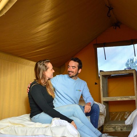 Tente en toile et en bois 2 personnes - Rêveur Deluxe