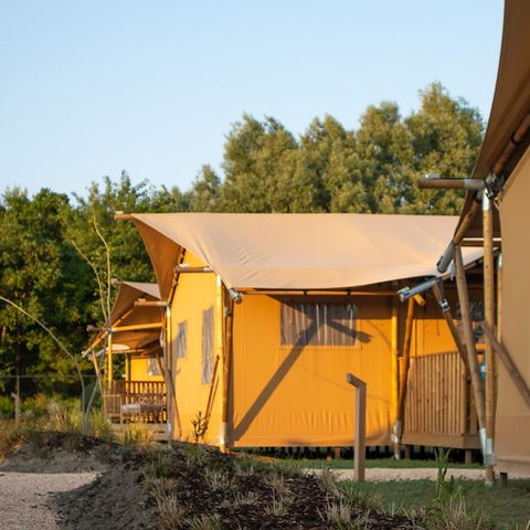 Tente en toile et en bois 4 personnes - Tente Sahara