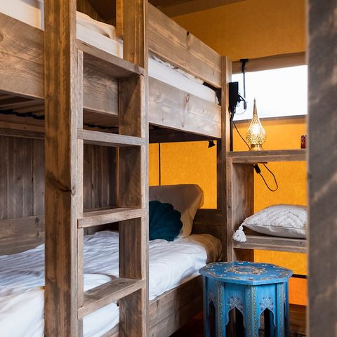 Tente en toile et en bois 4 personnes - Tente Sahara
