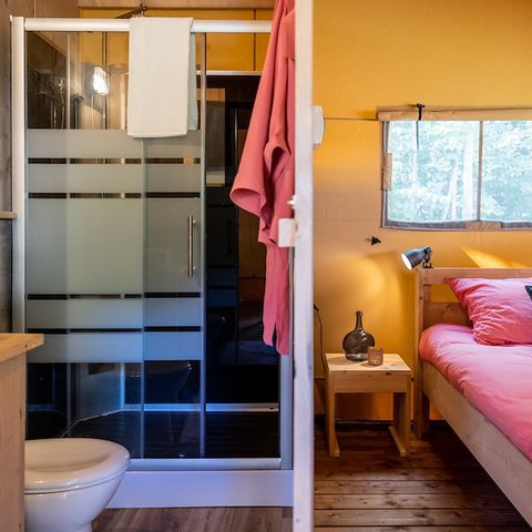 Tente en toile et en bois 4 personnes - Tente Sahara