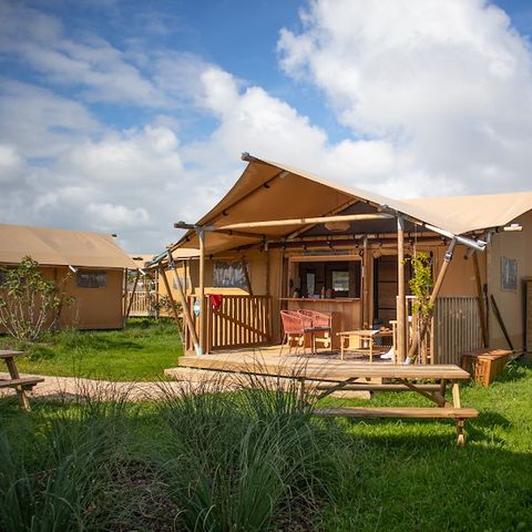 TENTE TOILE ET BOIS 6 personnes - Tente Sahara