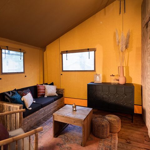 Tente en toile et en bois 6 personnes - Tente Sahara HV