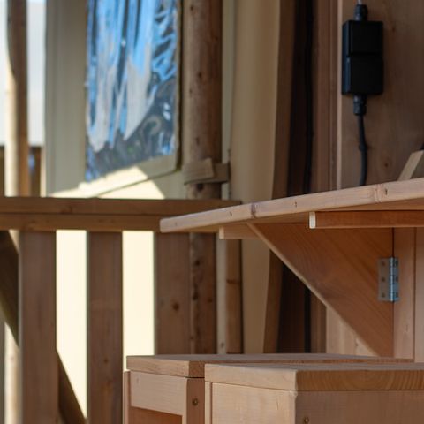 TENTE TOILE ET BOIS 6 personnes - Tente Sahara HV