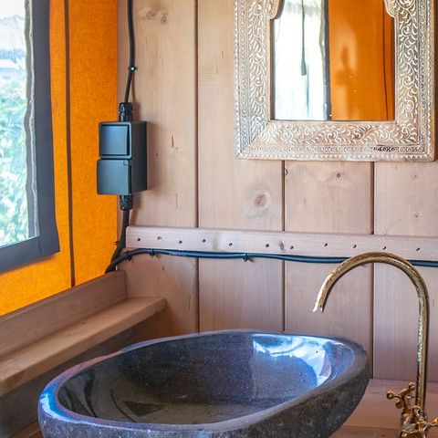 Tente en toile et en bois 6 personnes - Tente Sahara HV