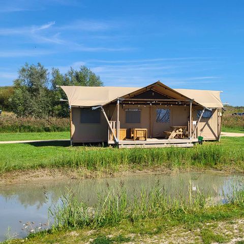 Tente en toile et en bois 6 personnes - Courlis