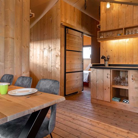 Tente en toile et en bois 6 personnes - Courlis