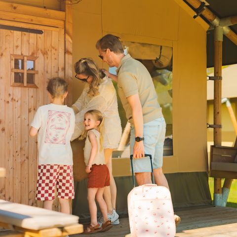 TENTE TOILE ET BOIS 6 personnes - Tente Safari | 6 couchages