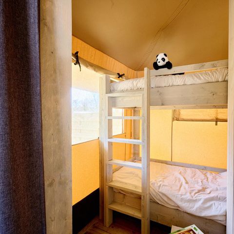 TENTE TOILE ET BOIS 6 personnes - Tente Safari | 6 couchages