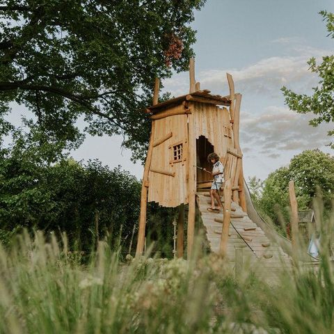 TENTE TOILE ET BOIS 7 personnes - Tente safari