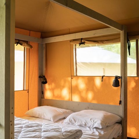 TENTE TOILE ET BOIS 7 personnes - Tente safari