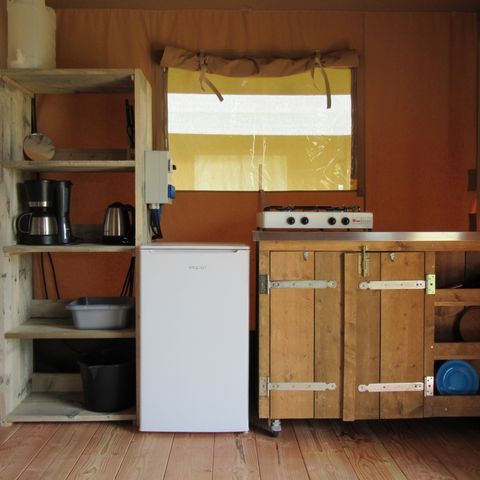 TENTE TOILE ET BOIS 4 personnes - Tente safari