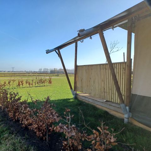 TENTE TOILE ET BOIS 6 personnes - Tente safari