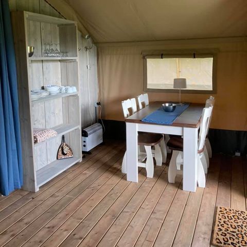 TENTE TOILE ET BOIS 4 personnes