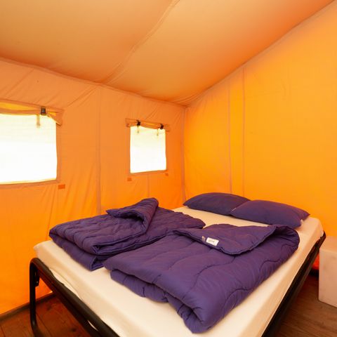Tente en toile et en bois 6 personnes