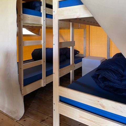Tente en toile et en bois 6 personnes