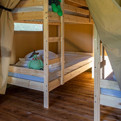 TENTE TOILE ET BOIS 6 personnes