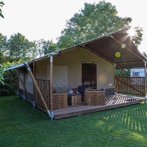 TENTE TOILE ET BOIS 6 personnes
