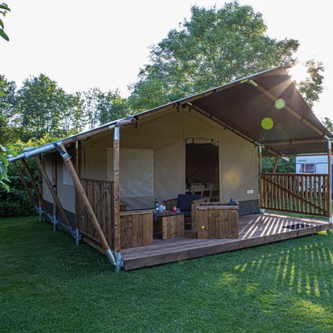TENTE TOILE ET BOIS 6 personnes