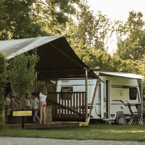 Vodatent Vakantiepark de Toffe Peer - Camping De Wolden - Image N°2