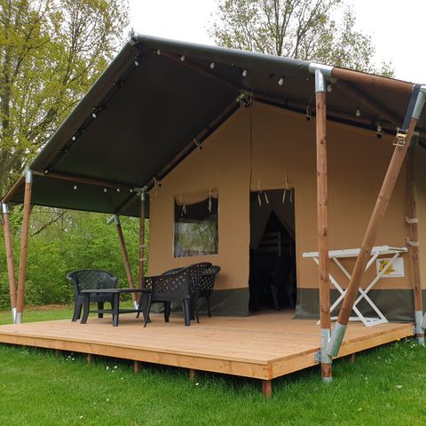 TENTE TOILE ET BOIS 6 personnes