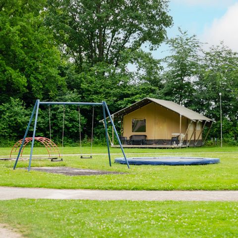 Tente en toile et en bois 6 personnes