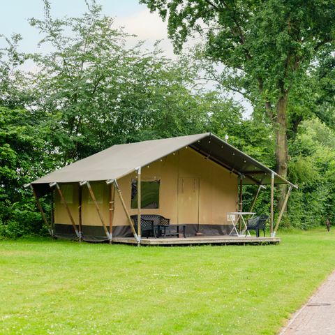 Tente en toile et en bois 6 personnes