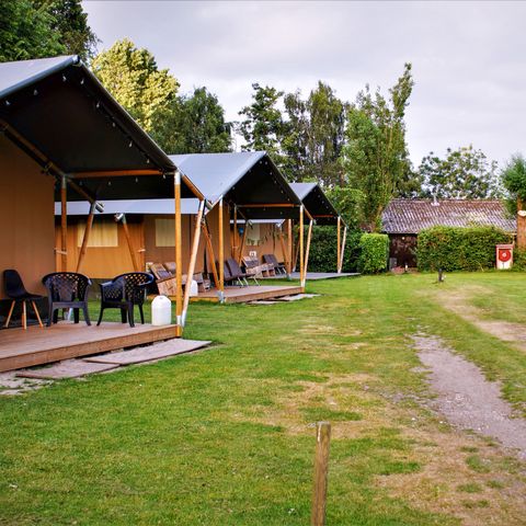 TENTE TOILE ET BOIS 4 personnes