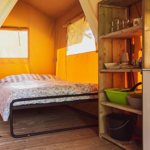 TENTE TOILE ET BOIS 6 personnes - Tente safari