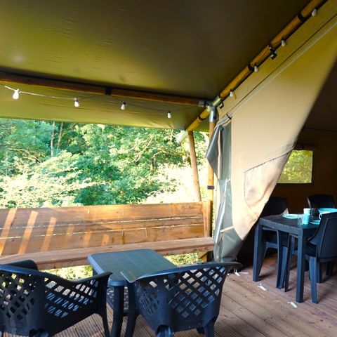 TENTE TOILE ET BOIS 6 personnes