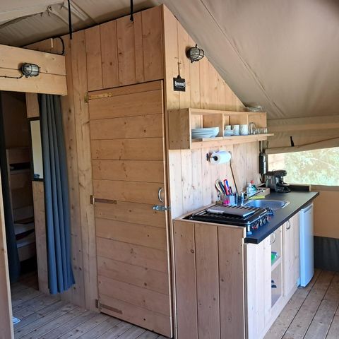 TENTE TOILE ET BOIS 5 personnes