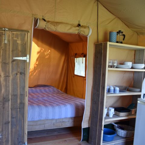 Tente en toile et en bois 4 personnes