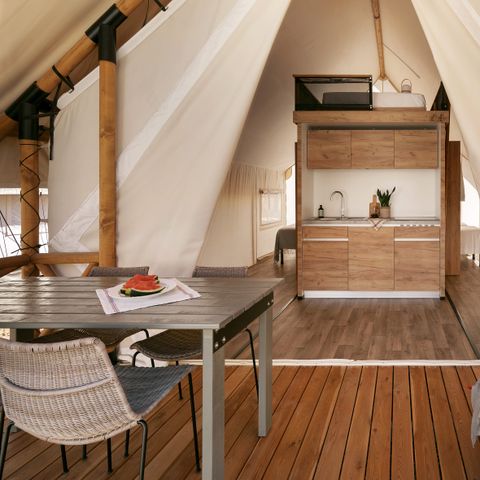 TENTE TOILE ET BOIS 2 personnes - GLAMPING FAMILY