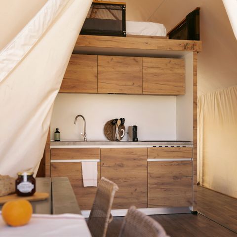 TENTE TOILE ET BOIS 2 personnes - GLAMPING FAMILY