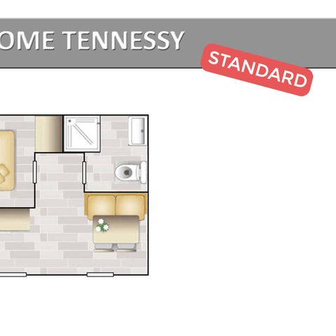 BUNGALOW 2 personnes - TENNESSY STANDARD